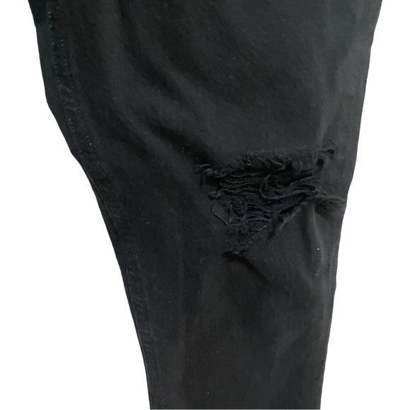 Agolde Riley High Rise Raw Hem Cropped Jeans, Size 23 - Picture 4 of 9